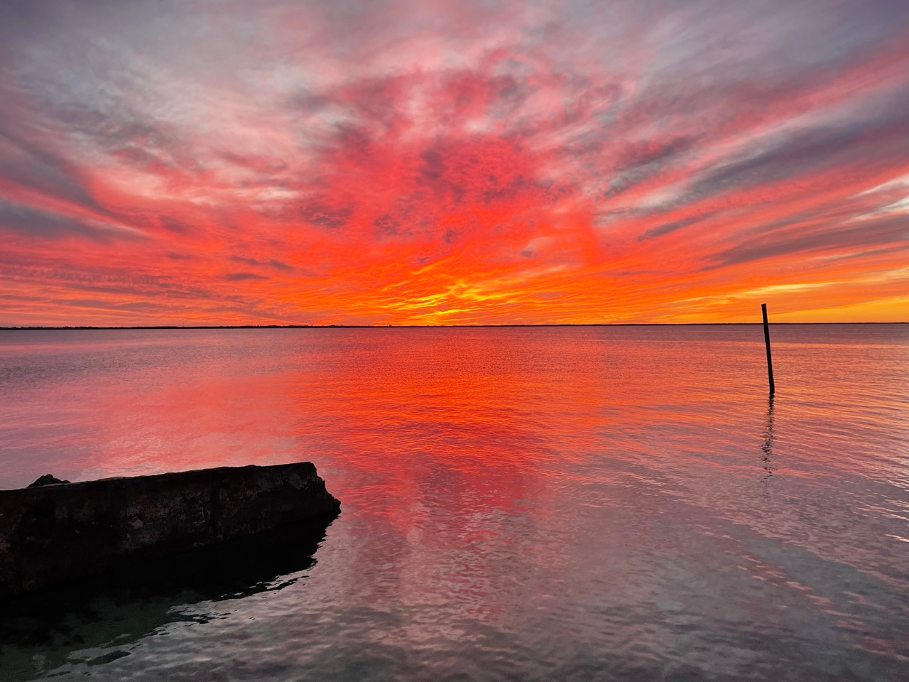 Sunset over the Sea of Abaco